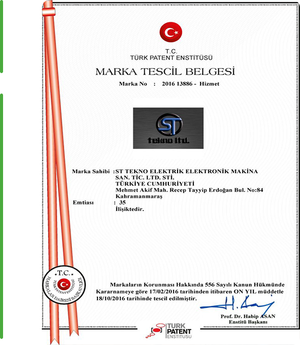 St Tekno Kalite Belgemiz